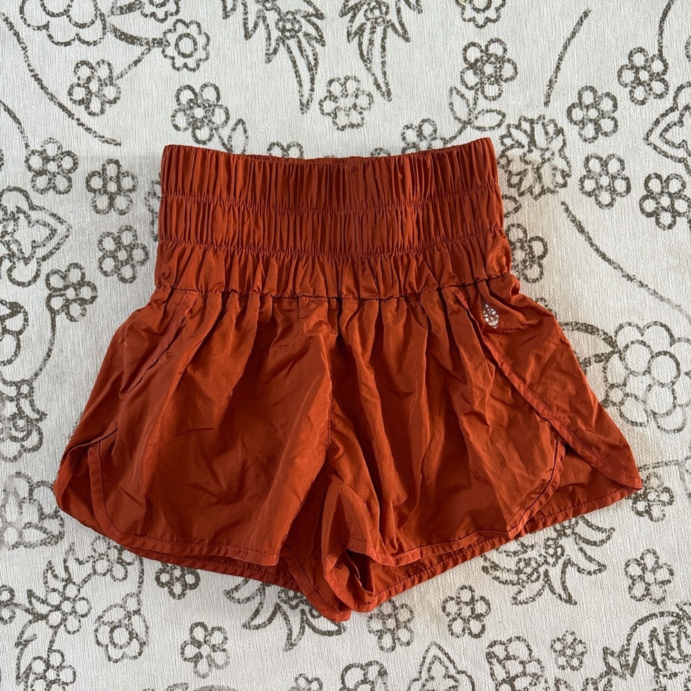 Free People Movement The Way Home Shorts in Cinnamon Sugar